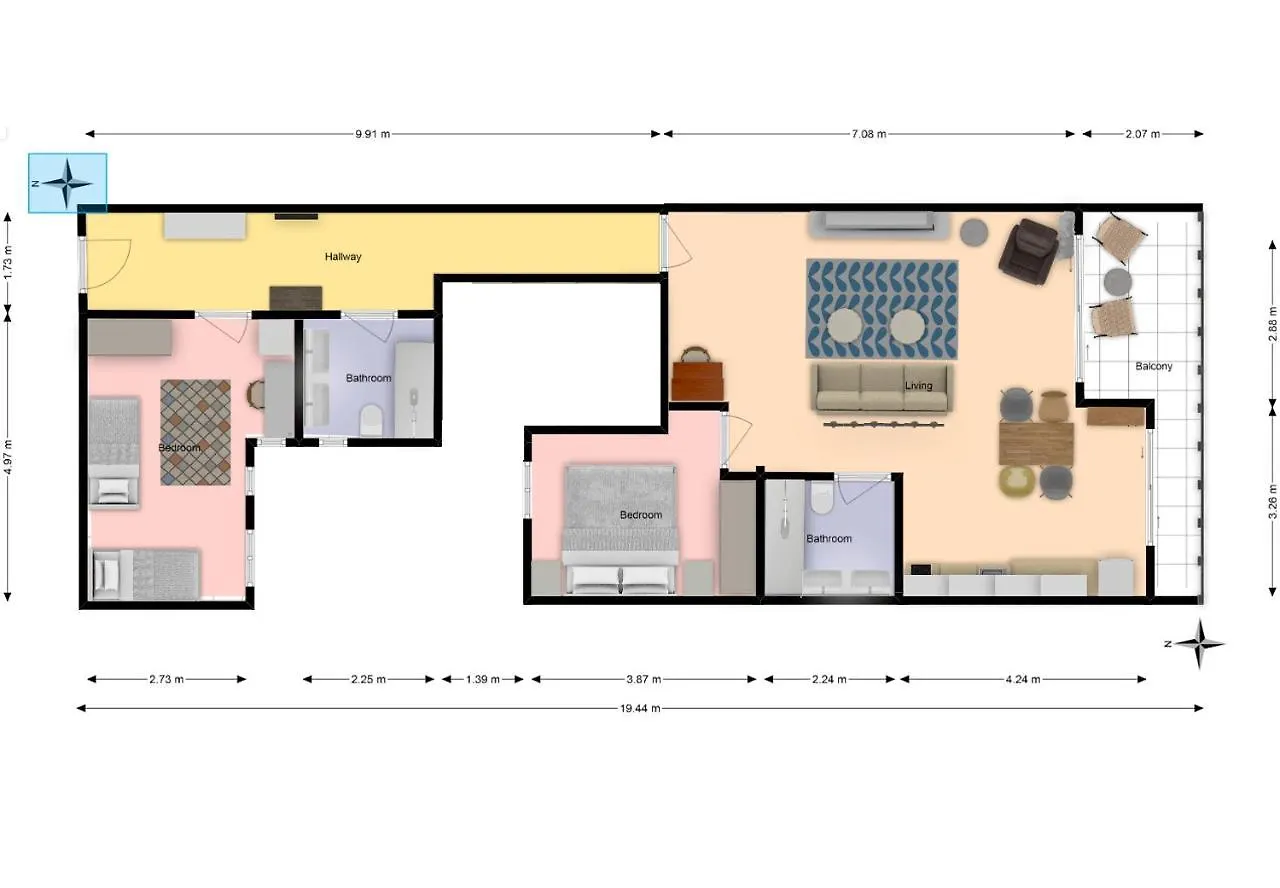 New Central 2Br Apartment 100M-To-Beach Free Parking Fuengirola